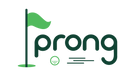 Logo of 'prong' with green flag -prong 